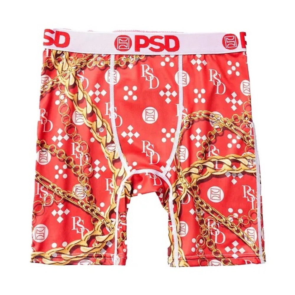 NWT PSD Kids Luxe Red Boxer Briefs | Size: Various